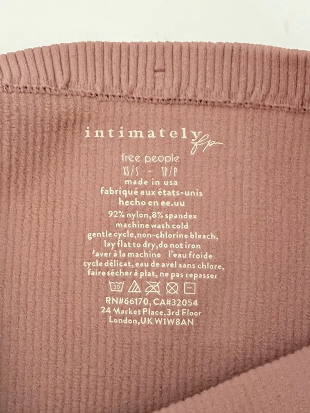 Free People Ribbed Strapless Bandeau Top - Picture 6 of 8